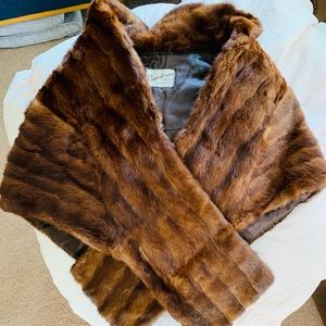 Mink fur stole